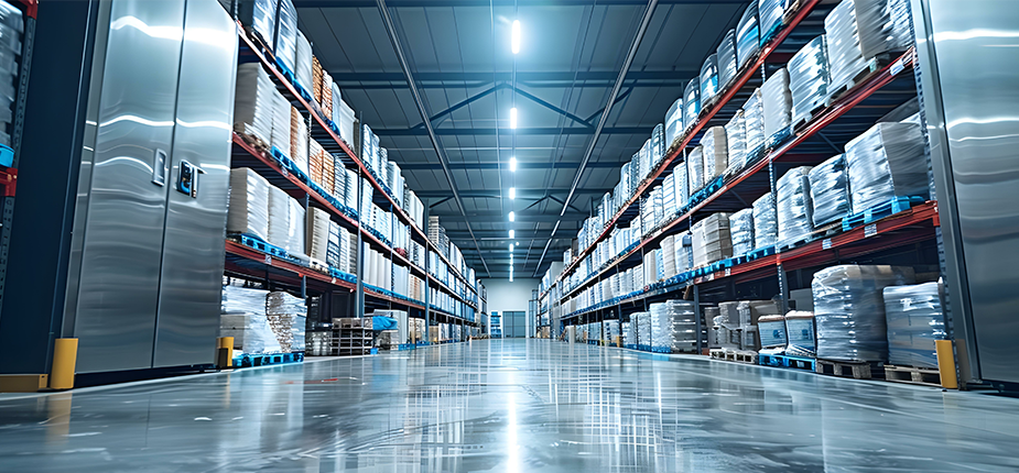 Warehouse designed using the LEED for Whole Building energy modeling approach